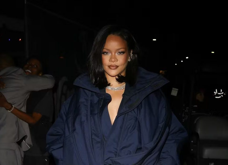 Rihanna Stuns in Sheer Lace Skirt While Supporting A$AP Rocky at Rolling Loud Festival