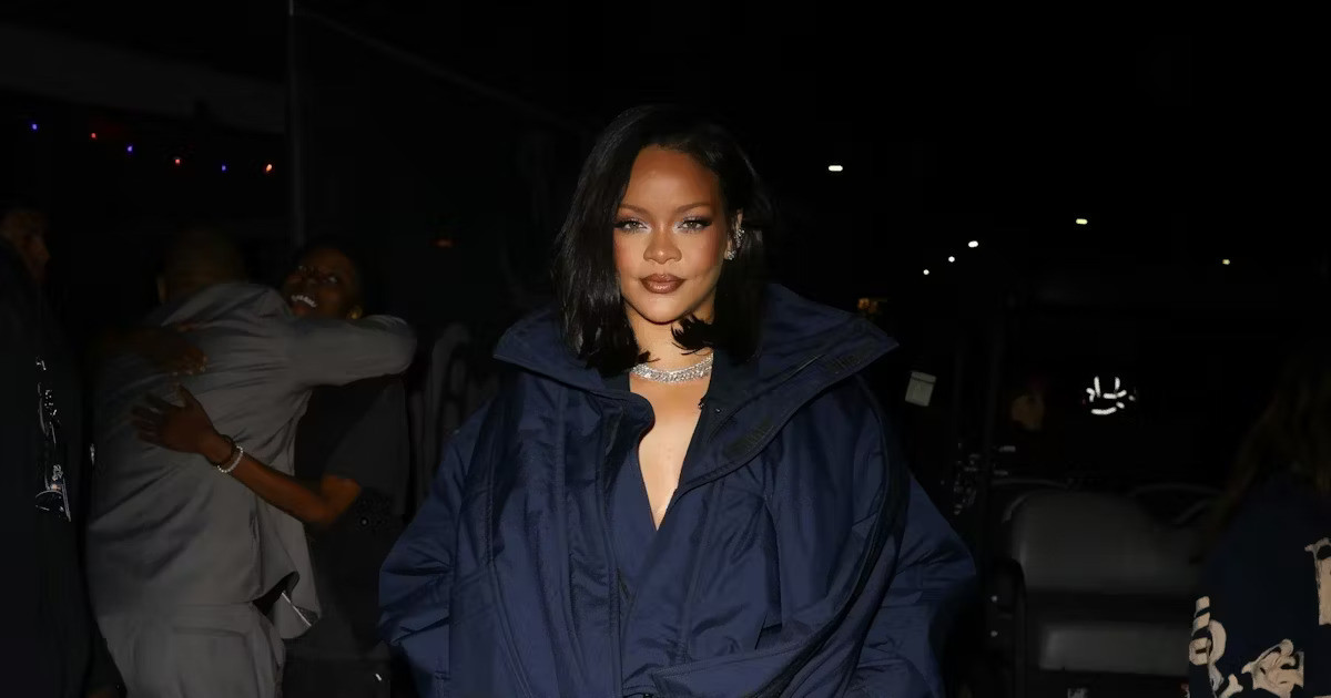 Rihanna Stuns in Sheer Lace Skirt While Supporting A$AP Rocky at Rolling Loud Festival