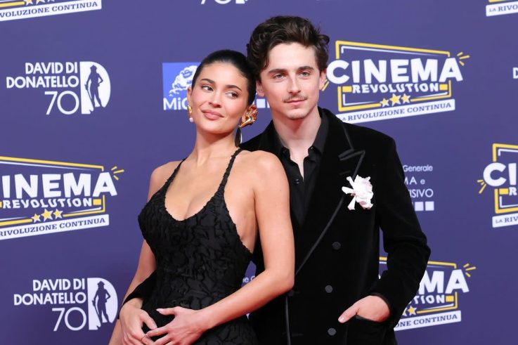 Kylie Jenner and Timothée Chalamet Make Red Carpet Debut in Rome, Share Sweet but Awkward Kiss Moment