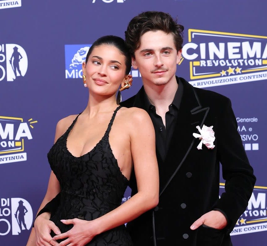 Kylie Jenner and Timothée Chalamet Make Red Carpet Debut in Rome, Share Sweet but Awkward Kiss Moment