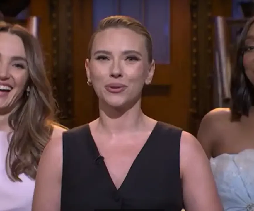 Scarlett Johansson Delivers Morbid Laughs as Dark-Humored Anchor in Absurd SNL News Sketch