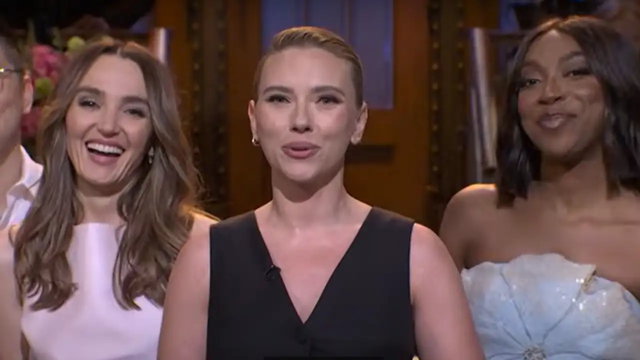 Scarlett Johansson Delivers Morbid Laughs as Dark-Humored Anchor in Absurd SNL News Sketch