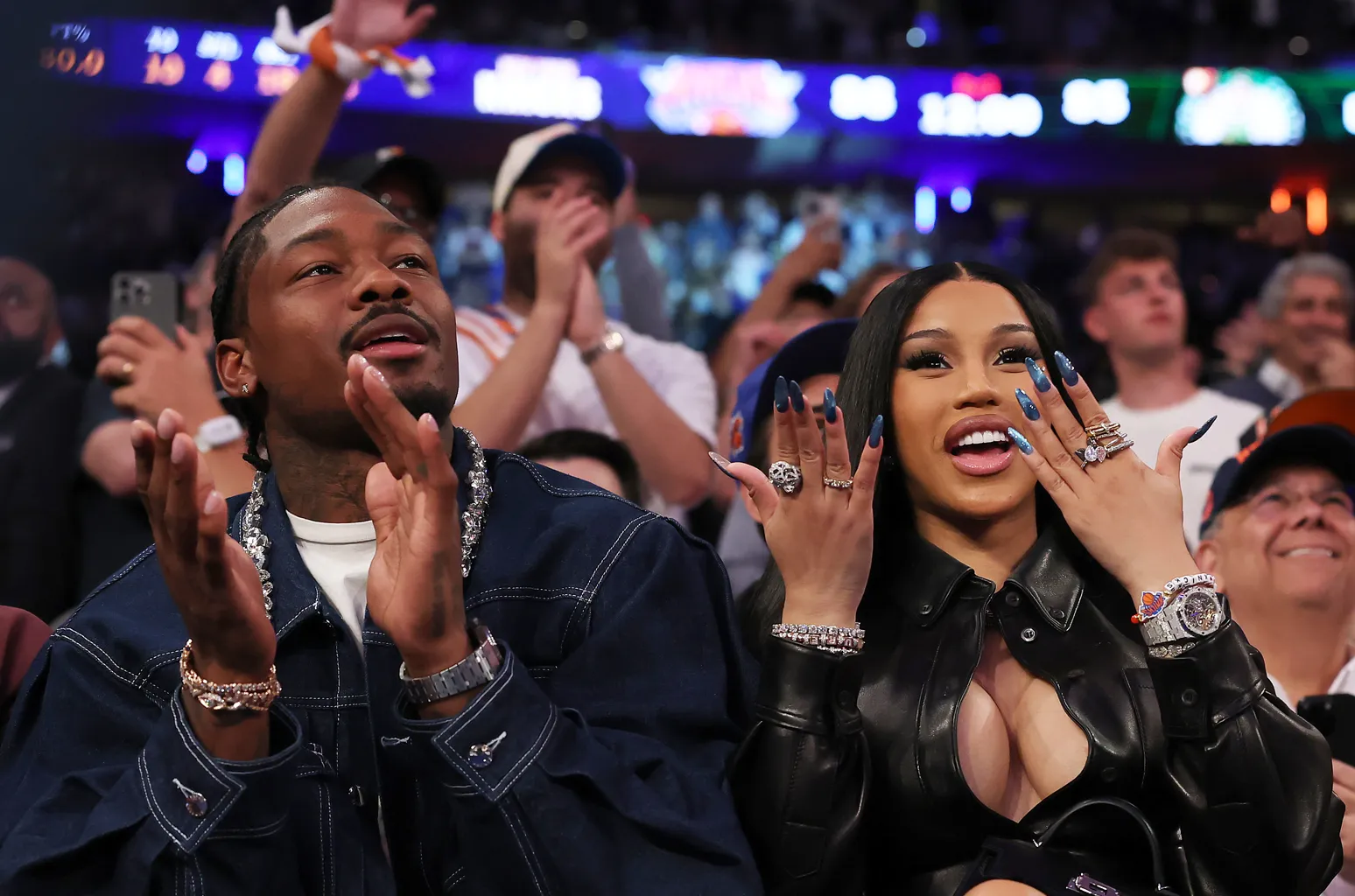 Cardi B and Stefon Diggs Make It Instagram Official With Yacht Date and Courtside Debut
