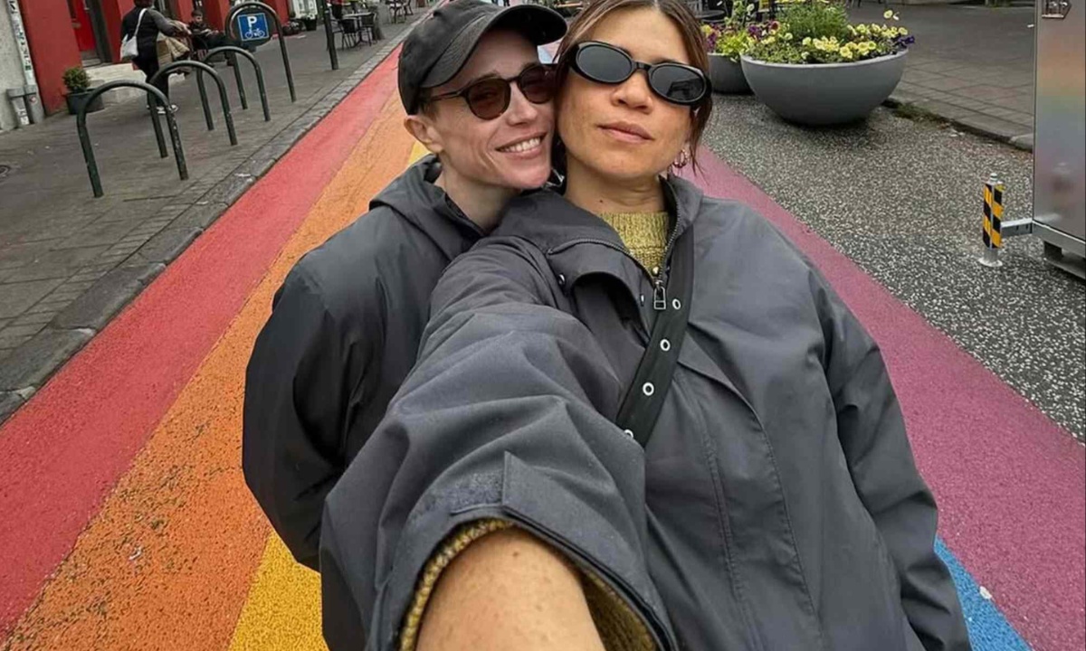 Elliot Page Celebrates Pride With Joyful Romance Reveal, Sharing Sweet Moment With Julia Shiplett